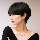 マッシュショート ダークアッシュ 似合わせカット
