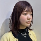 【 ミディアムレイヤー × ラベンダーピンクブラウン 】浅野美紀