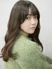 ★大人ガーリーなデジタルパーマ/似合わせカット/ダークアッシュ