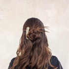 結婚式ハーフアップ カチモリヘアセット