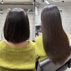 神業シールエクステで重めボブからロングヘア.エクステ.