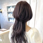 福山人気くらげロングウルフラベンダーカラー20代30代艶髪丸み