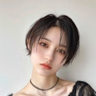 スモーキーブラウンダークシルバー低めシニヨンローズベージュ