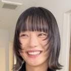 パーマ落とし/顔まわりレイヤー/シャギーカット/ハッシュカット