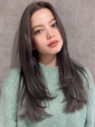 透明感カラーアッシュグレージュレイヤーカット髪質改善