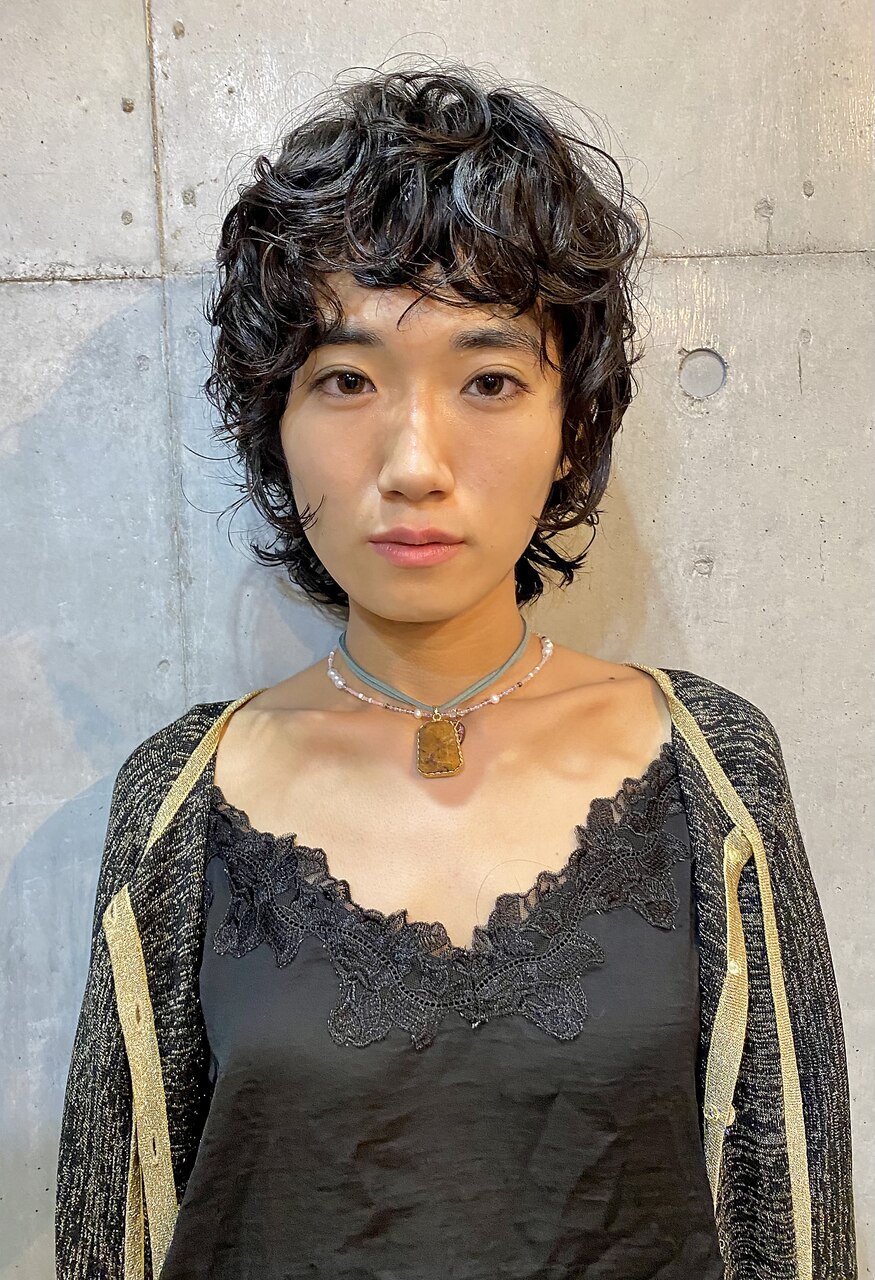 20代30代ショートパーマ☆ラフウェーブ☆ウルフパーマボブパーマ