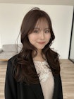 柔らかアッシュブラウン×くびれロングレイヤー