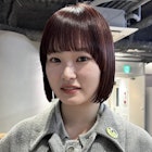 モカブラウン/ボルドーカラー/マッシュボブ