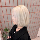 イメチェン/ピンクベージュ/アンブレラカラー/前髪/渋谷