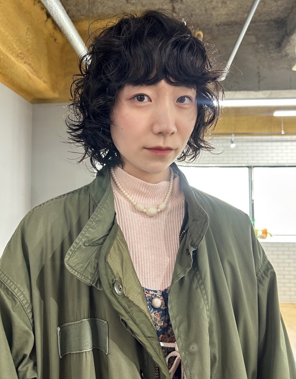 ニュアンスパーマ×ショートボブ