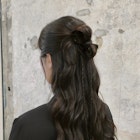 10代20代 大人気!ハーフアップリボンカチモリ