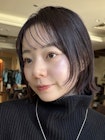★ミディアムボブ/ロブ/ダークラベンダー/シースルー前髪/銀座