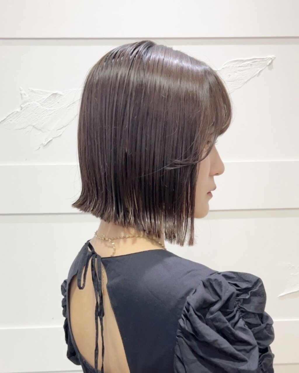 似合わせボブまろやかグレージュ