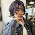 【 アンニュイボブ× ラベンダーブラウン 】浅野美紀