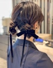 ツインアレンジ/リボンアレンジ/表参道ヘアセット/アップヘア