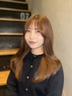 透明感たっぷりオレンジベージュ！