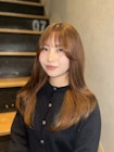 透明感たっぷりオレンジベージュ！