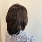 毛流れ綺麗 くせ毛を活かすミディアムレイヤー