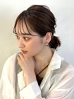『前髪パーマ/顔周りカット/結べるボブ/ヘアアレンジ』