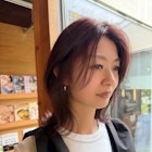 #くびれミディ#顔周りレイヤー#暖色ブラウン#30代#40代