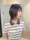 ハッシュカット×アッシュブラウン