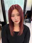 ダブルカラー　レッド