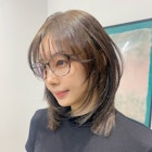 レイヤーカットトリートメントブリーチなしカラーグレージュ