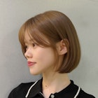 韓国ゆるふわボブ☆耳掛けボブ/韓国ボブ/シースルーバング