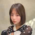 アッシュベージュ×タッセルボブ