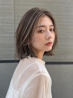 くびれヘア_レイヤー_前髪_ハイライト_顔周り_新宿