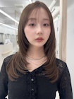 三鷹レイヤーカット韓国ハッシュカット顔周り前髪カットボブ