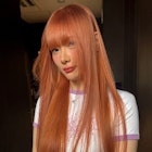透明感オレンジベージュが人気*