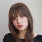韓国風くびれミディアムボブハッシュカット