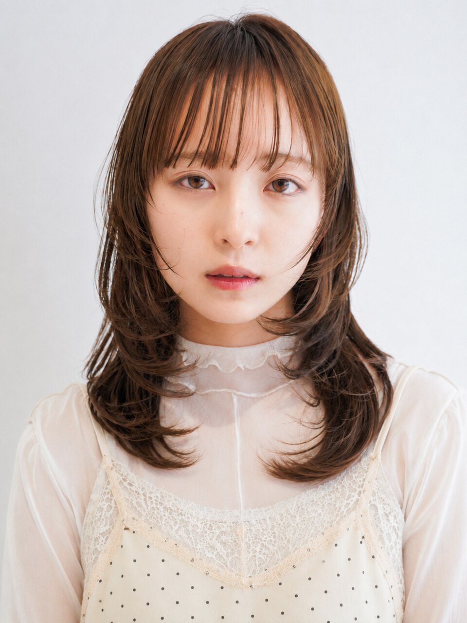 レイヤーカット/顔周りレイヤー/レイヤーボブ/小顔レイヤー