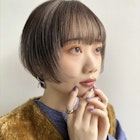 64. ボブ/レイヤーカット/前髪/顔周り/ブリーチ